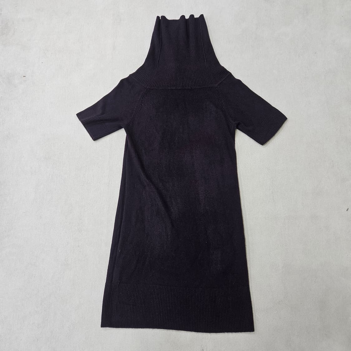 90 볼 터틀넥 반소매 원피스 0327Y 상품이미지2