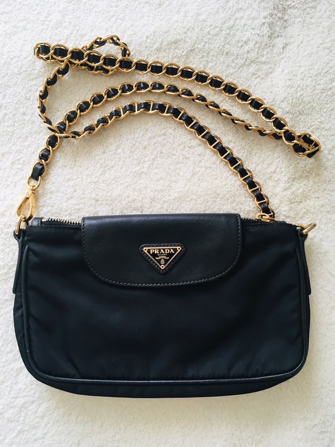 프라다 미니 크로스 체인 금장 상품이미지6