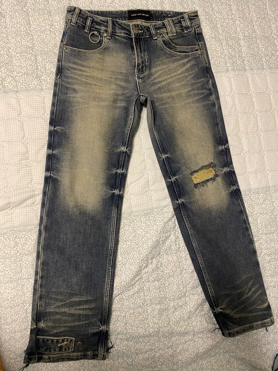 RACER WORLDWIDE slim low waist denim 상품이미지2