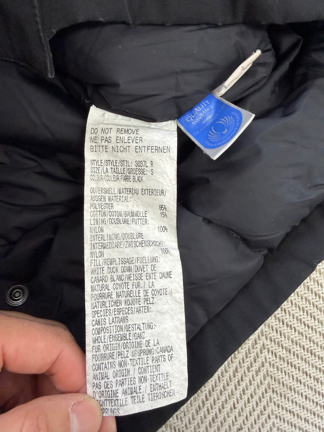 정품) 캐나다구스 여성 패딩 S 상품이미지8