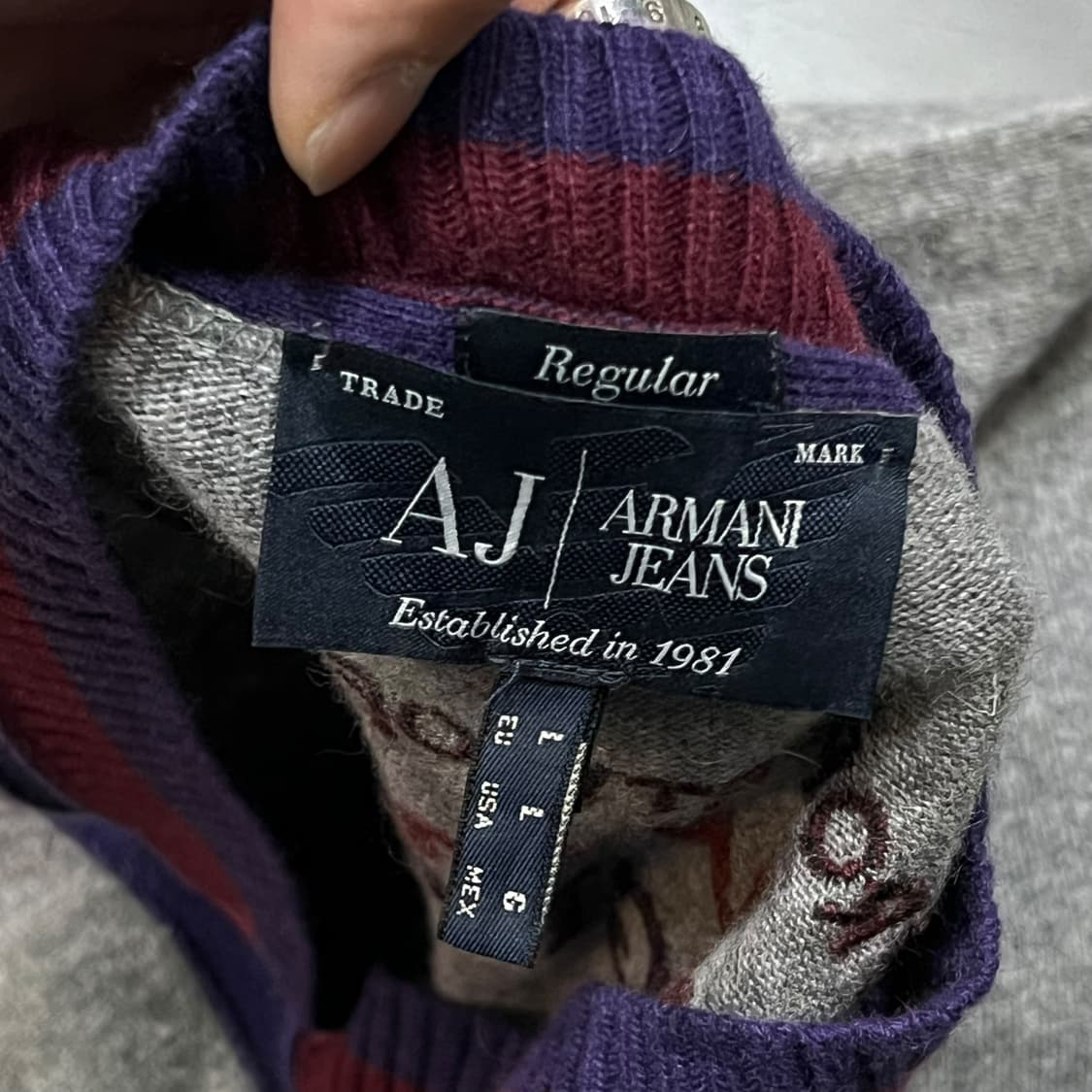  아르마니 진스 자수 가디건 y13866 상품이미지6