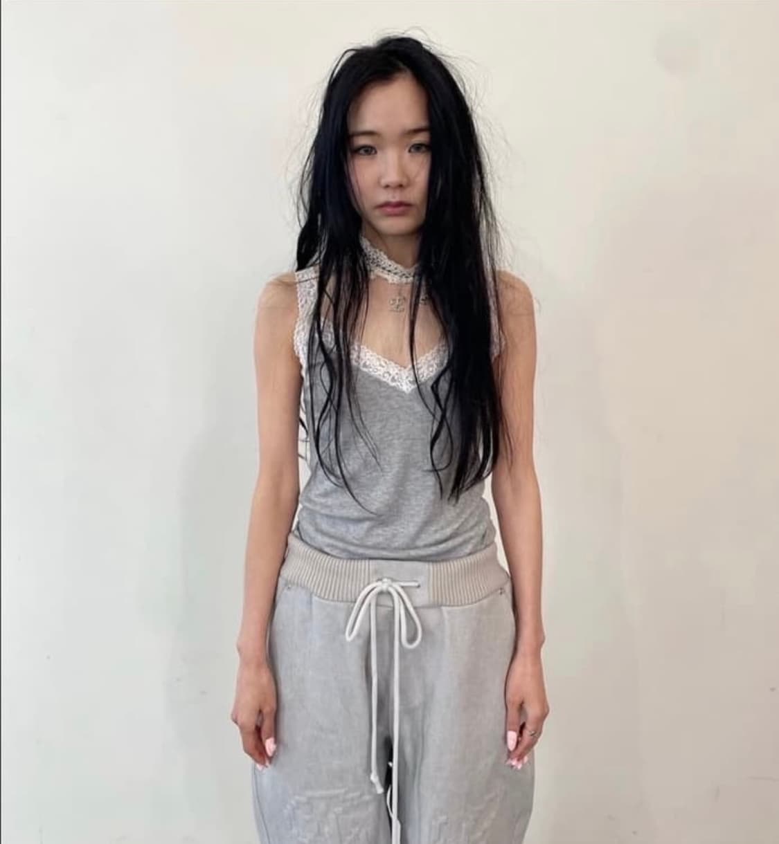샵페어리 메이드 트레이닝 팬츠 그레이 상품이미지3