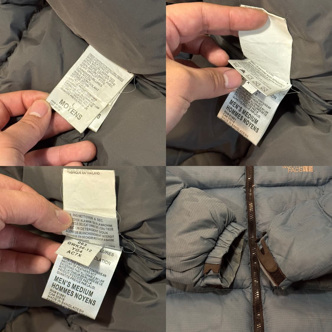 노스페이스 퍼텍스 퀀텀 경량패딩 (XL) 구스다운 상품이미지9