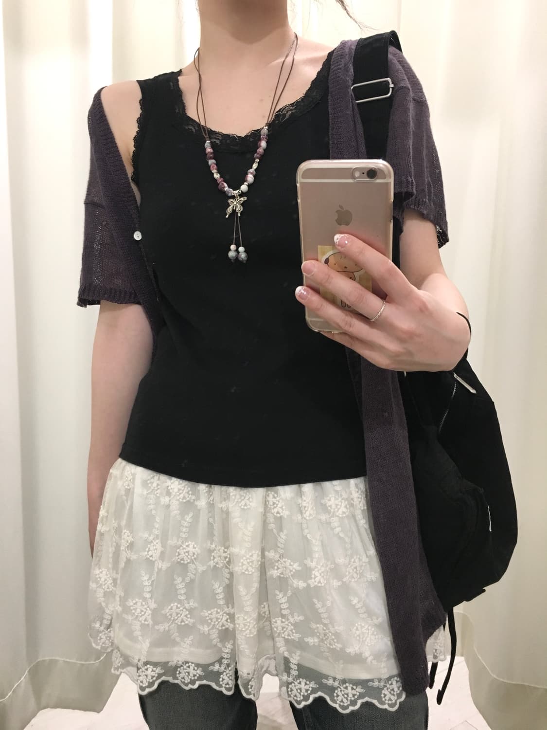 vintage lace sleeveless 상품이미지2