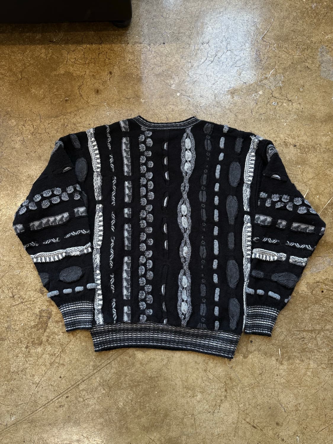 미국 생산 빈티지 패턴 아크릴 스웨터 상품이미지4