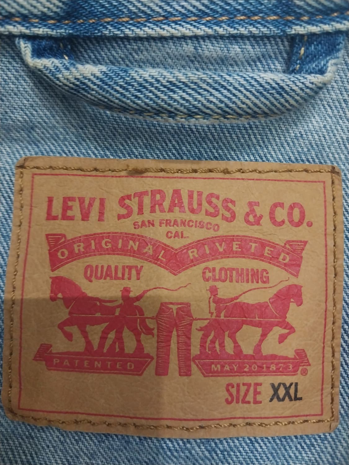 리바이스 데님 트러커 베스트 2XL 상품이미지5