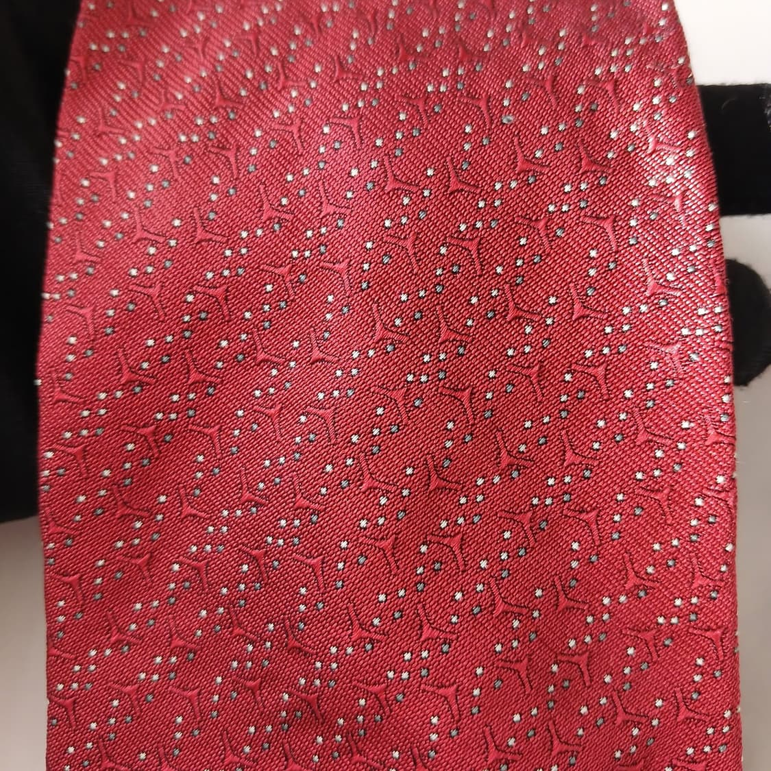 아쿠아스큐텀 실크 레드 마이크로 넥타이 9.5cm A+등급 A18821
 상품이미지6