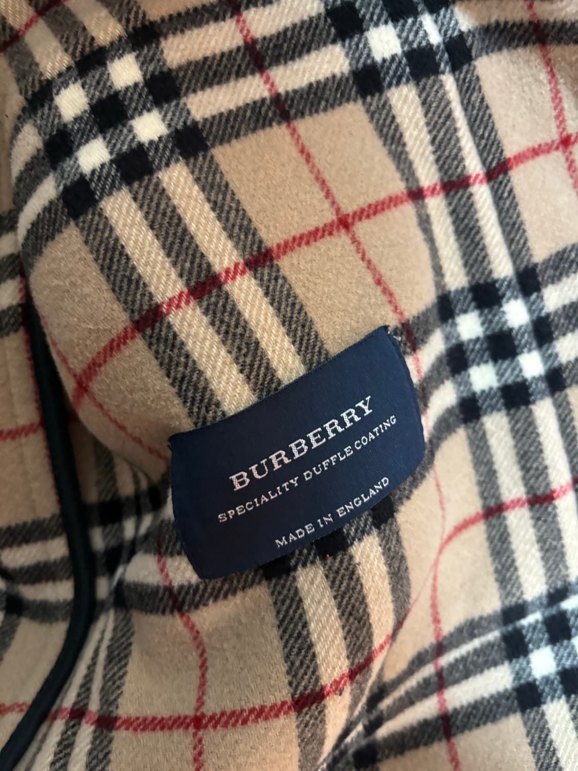 버버리 더플 코트 떡볶이 코트 M사이즈(40-42) 상품이미지5