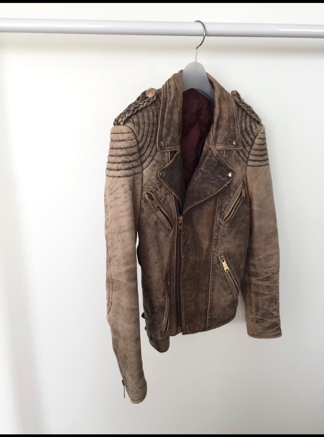 Grunge 00s embroidery design  jacket 상품이미지2