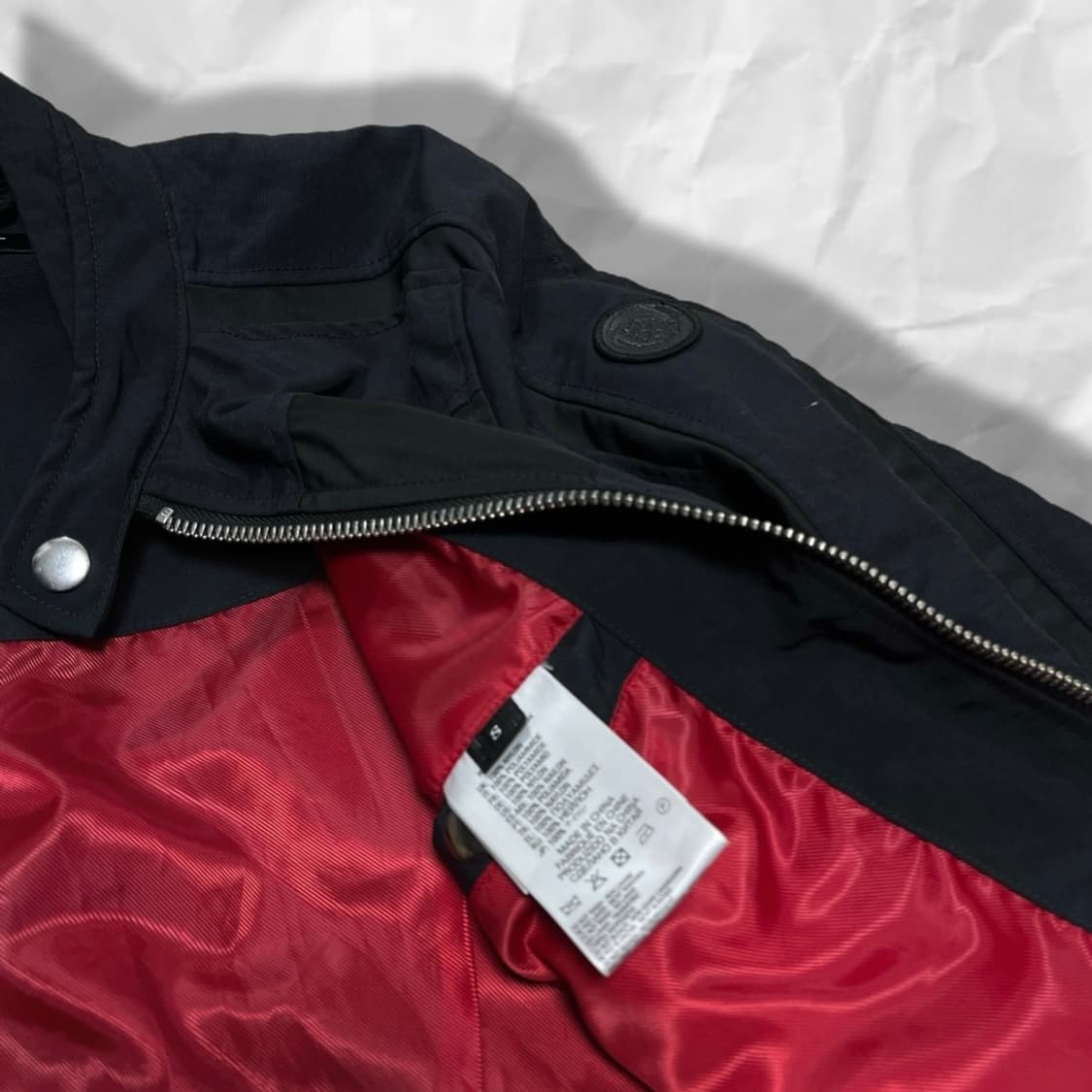 [무료배송](S)디젤 사이드 라인 나일론 바이커 자켓 상품이미지5