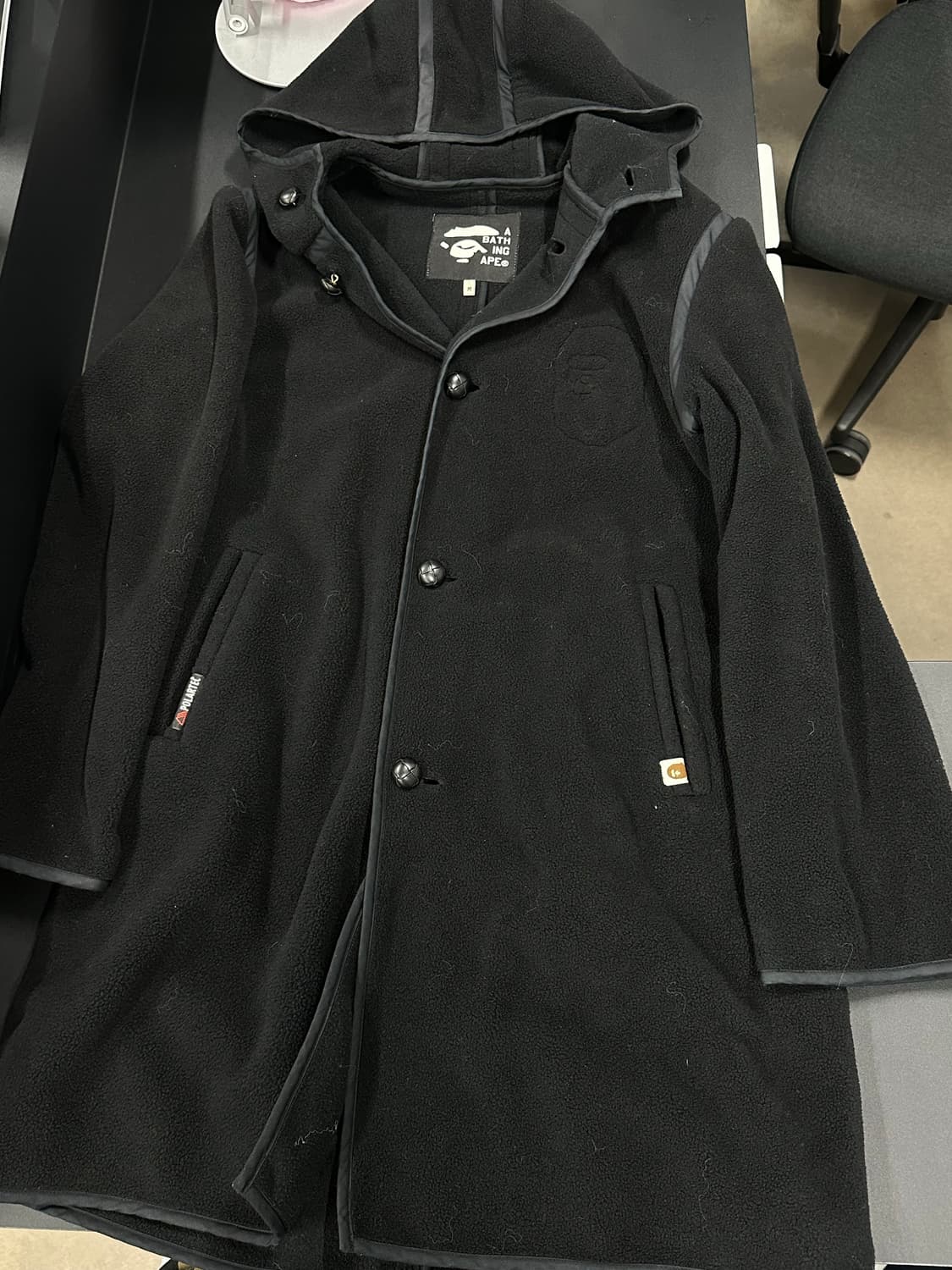 베이프 플리스 코트 자켓 상품이미지5