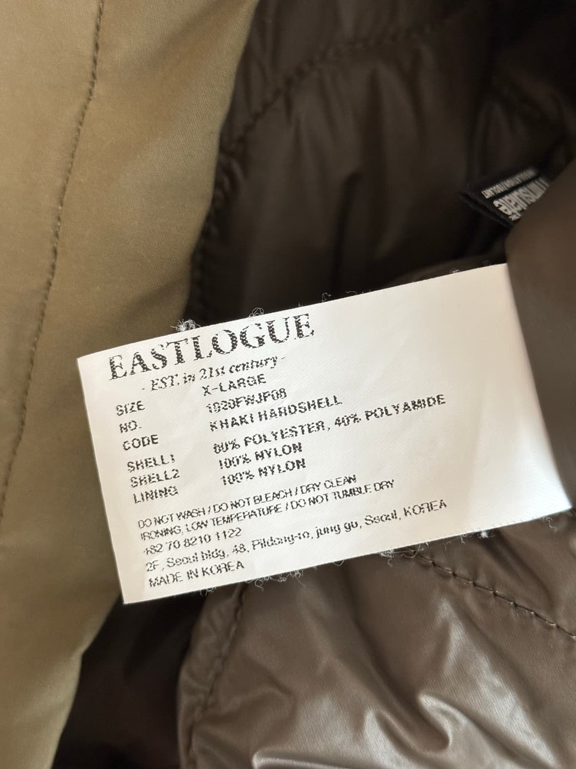 (XL) 이스트로그 cwu 파카 상품이미지4