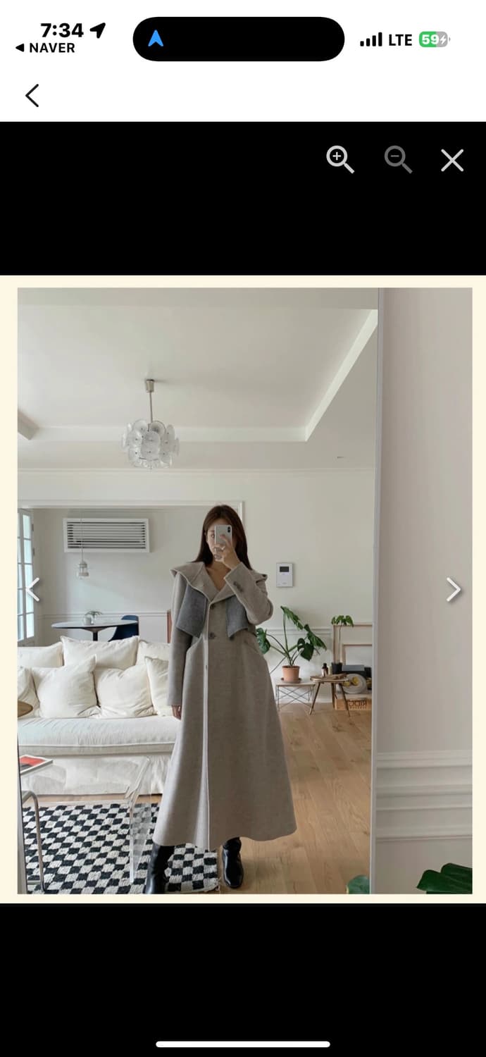 블루민 후드 코트 상품이미지7