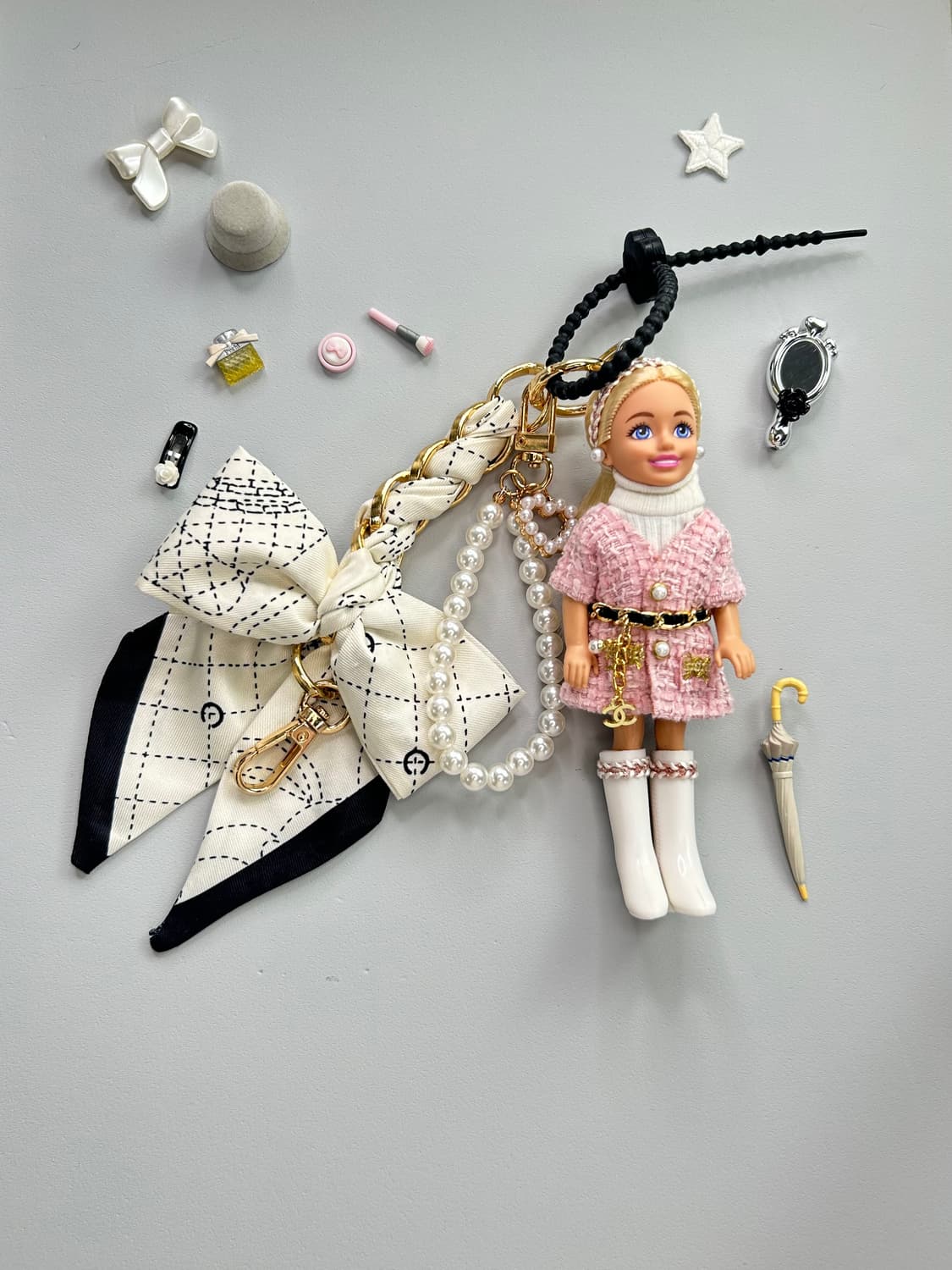 🌸 (봄 시즌 특가) (28)바비키링 정품USA 마텔사 커스텀키링 상품이미지3