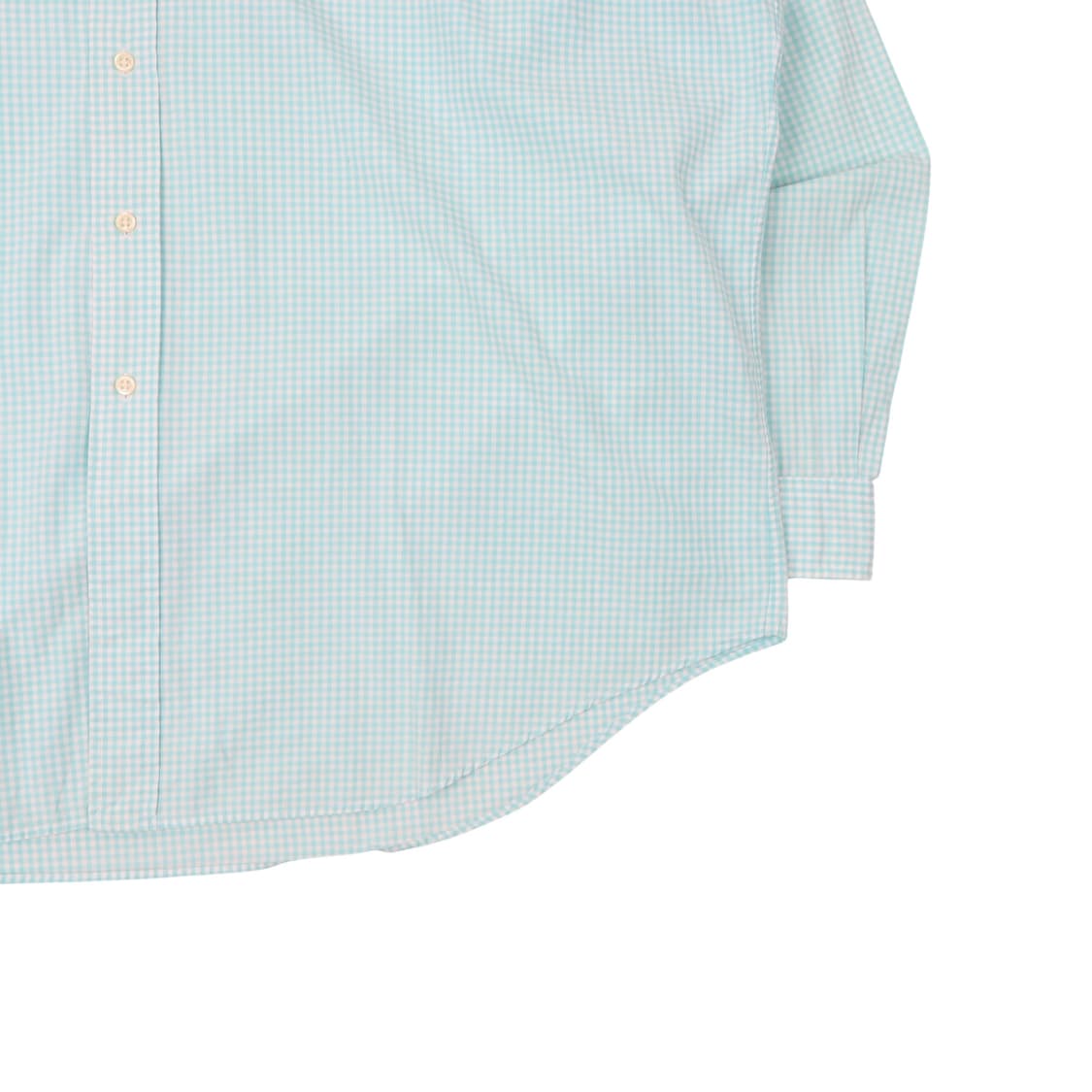 폴로 랄프로렌 민트 깅엄 체크 블레이크 셔츠 상품이미지4