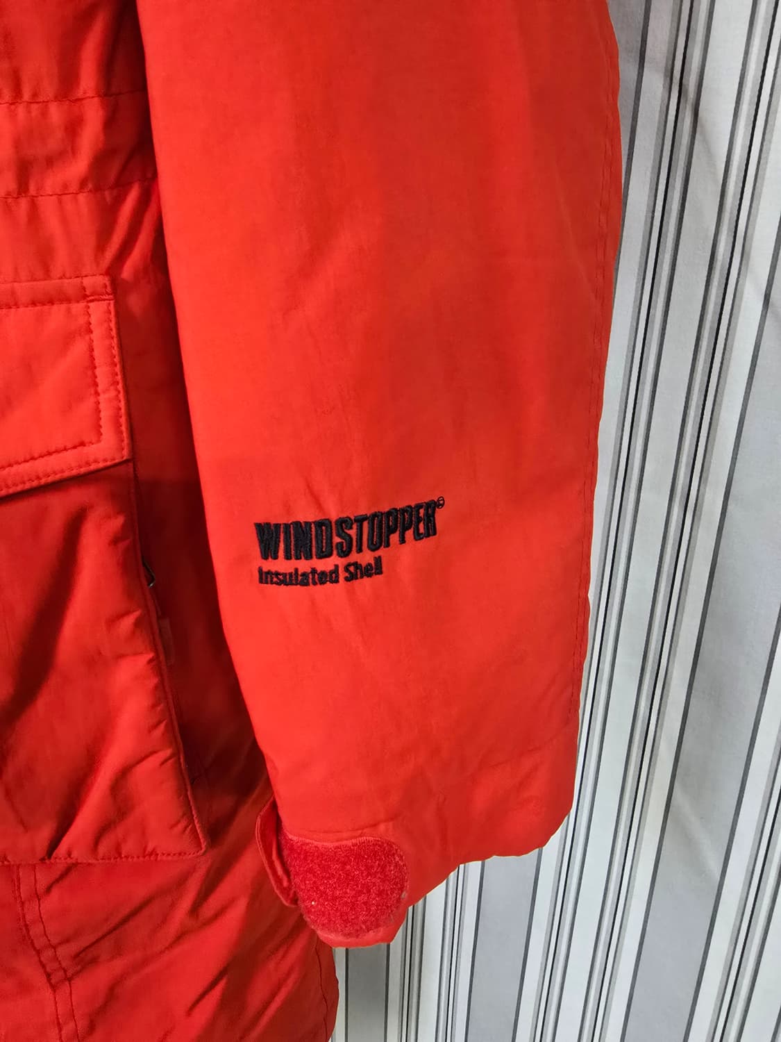 (95)코오롱스포츠 레드 퍼후드 패딩점퍼 상품이미지4