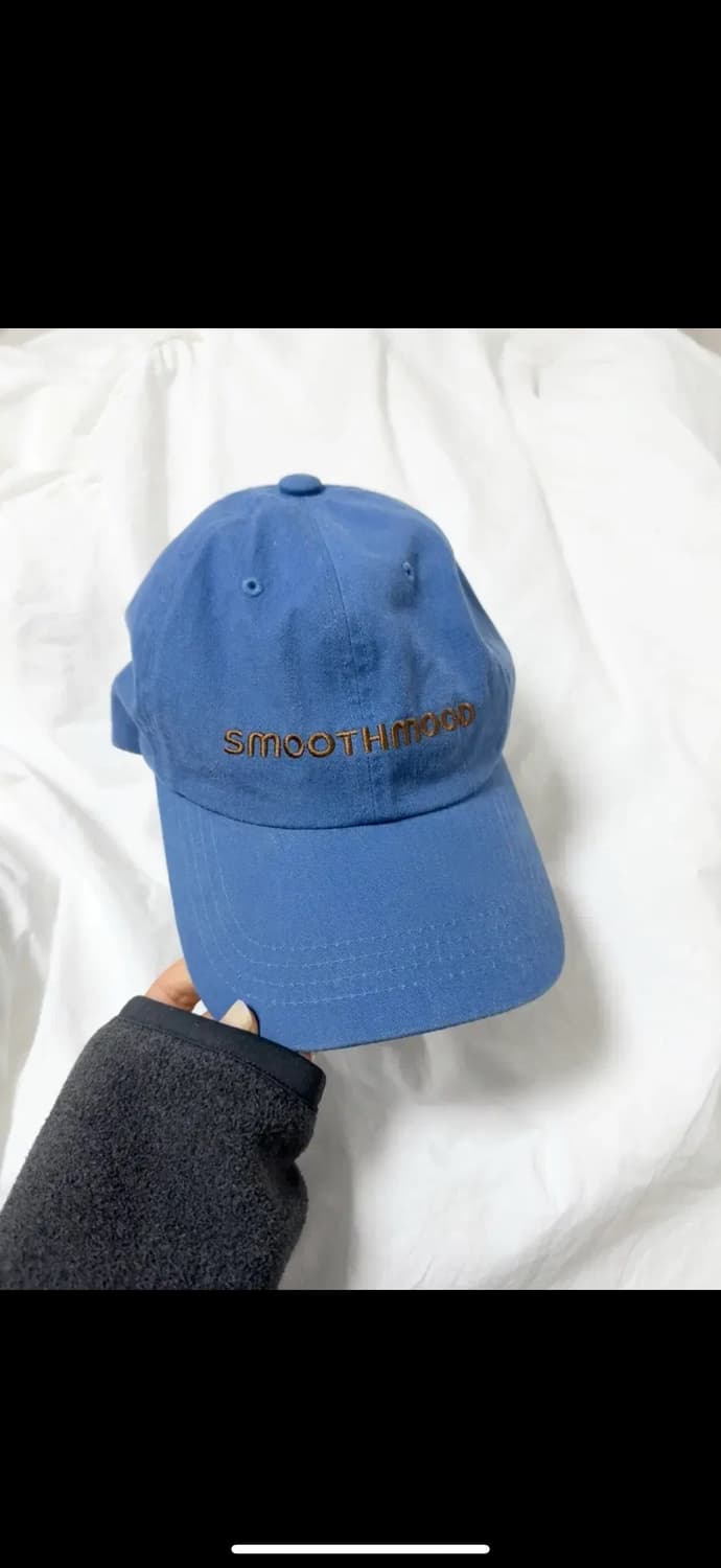 스무드무드  Boy Blue Bold Logo Ball Cap 상품이미지2