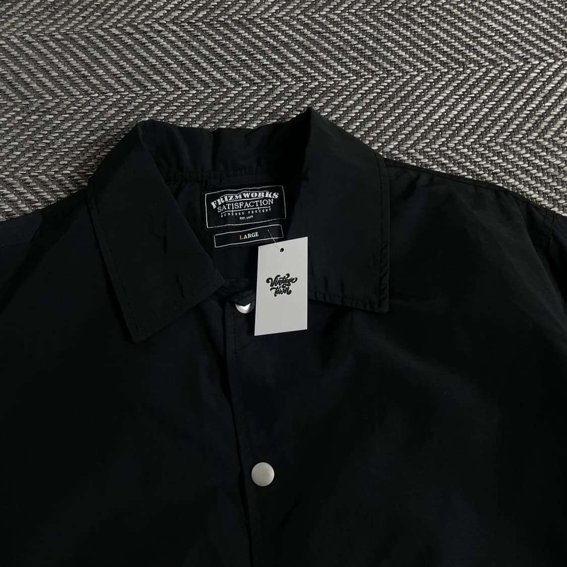 프리즘웍스 나일론 블랙 워크 자켓y 3595 상품이미지5