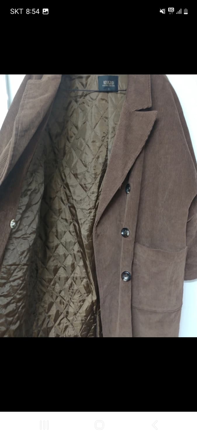 코듀로이 오버핏 롱자켓 프리사이즈 상품이미지8