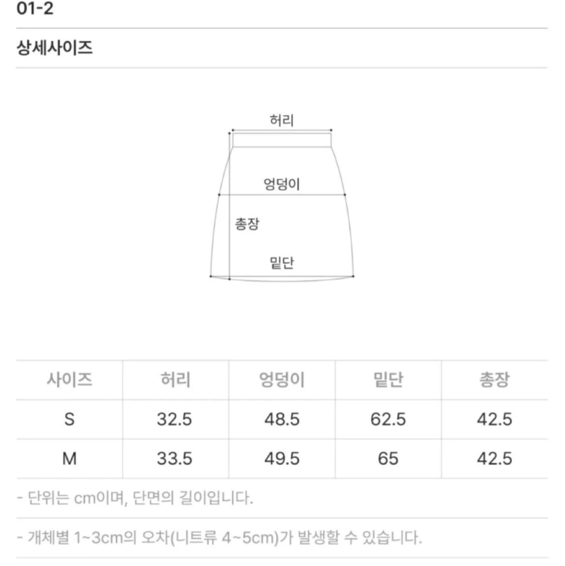 사색 thoughts 자체제작 A라인 스커트 블랙 M 상품이미지4