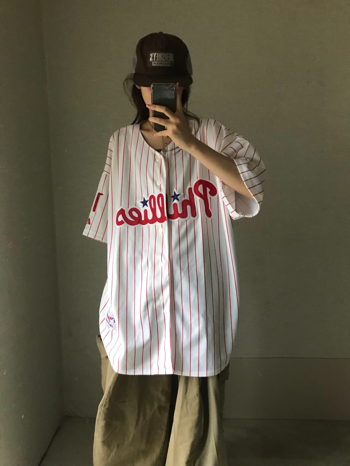 마제스틱 오버핏 반팔유니폼 상품이미지4