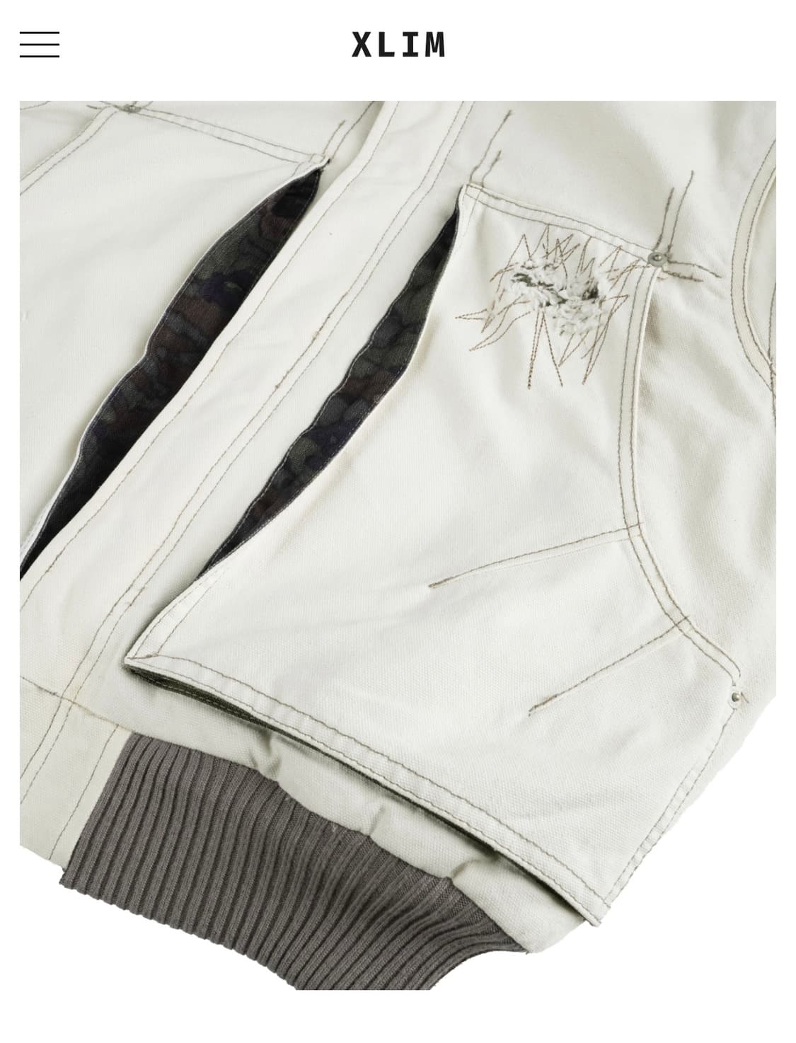 [M] 엑슬림 EP.8 04 JACKET COLOR: IVORY 새상품 상품이미지5