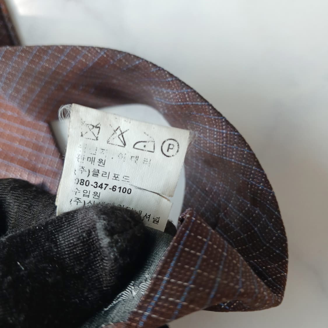 캘빈클라인 실크 미세 스트라이프 넥타이 9cm A+등급 A19746 상품이미지10