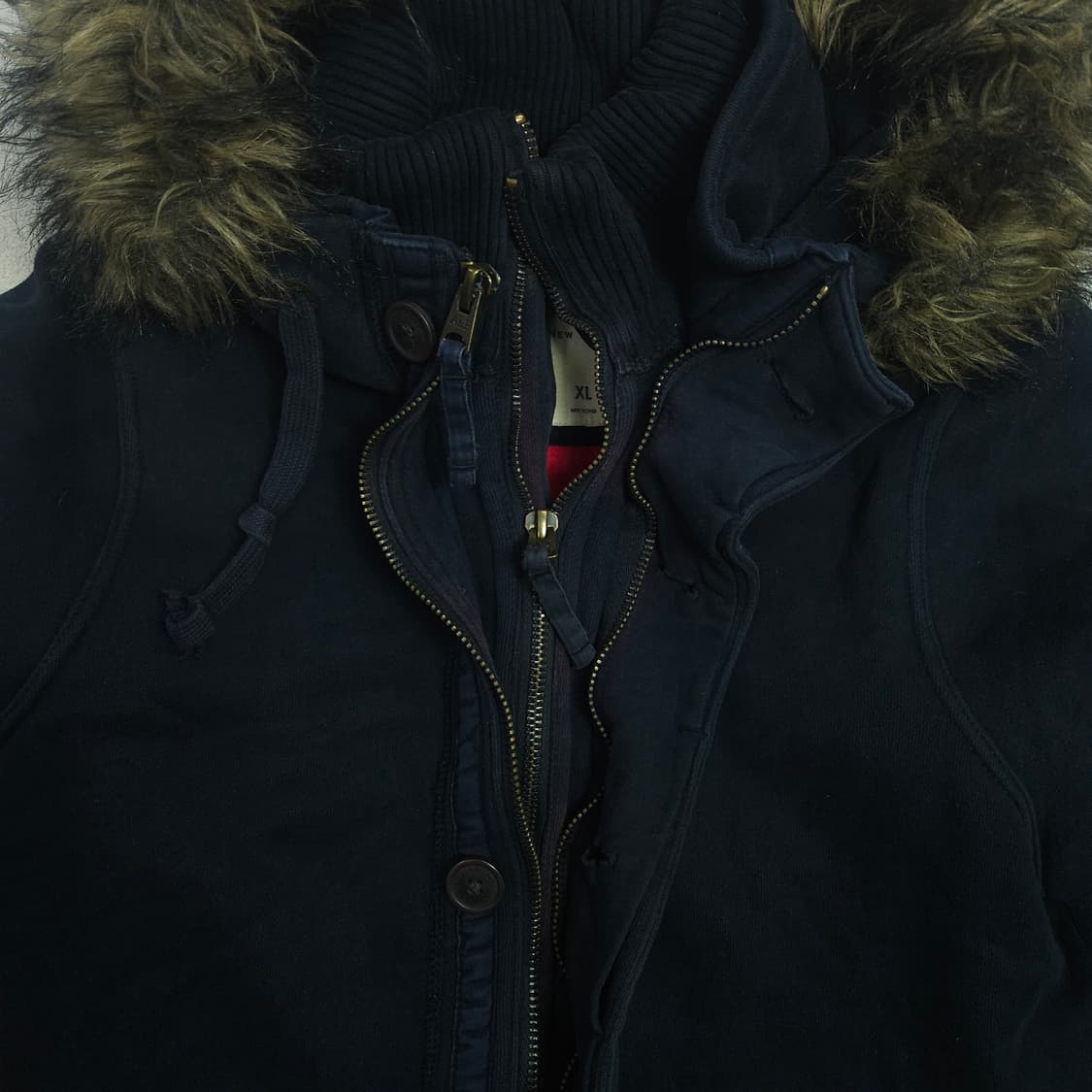 아베크롬비 멀티 지퍼 울프죠 자켓 XL 상품이미지6