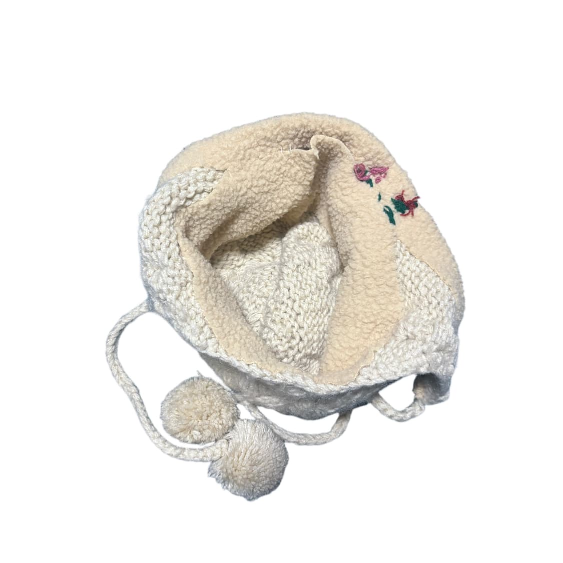 아이보리 퐁퐁이 털모자 상품이미지6