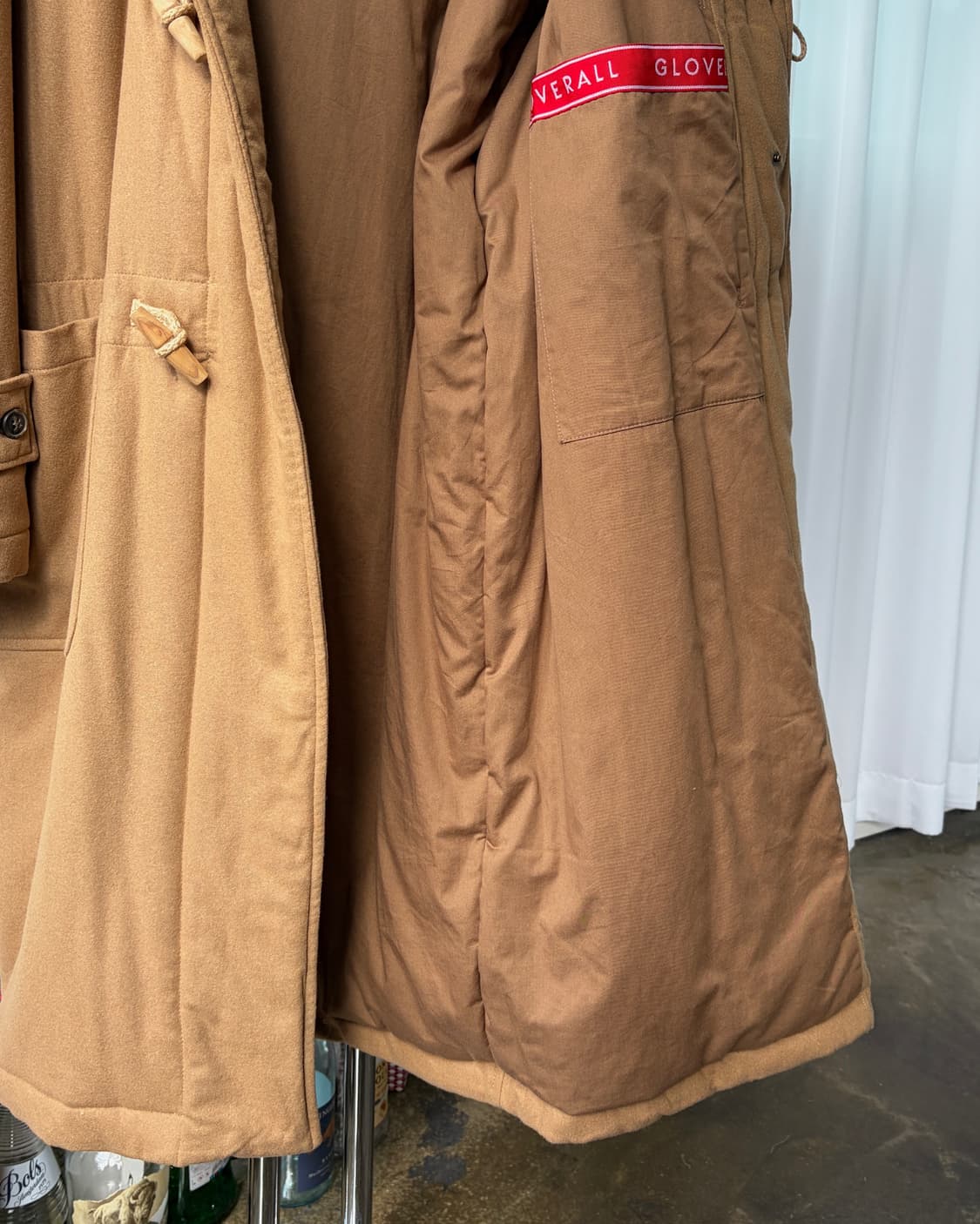 [S-M]글로버울 GLOVERALL 패디드 울 캐시미어 더플코트 상품이미지8