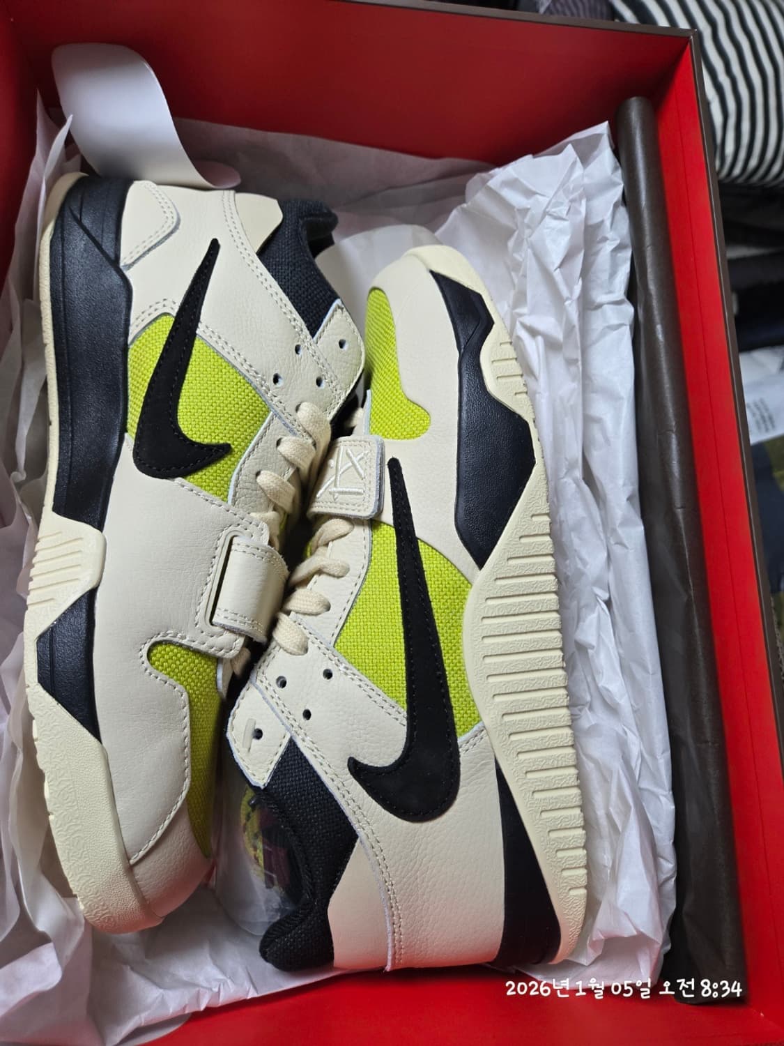 나이키 점프맨 잭 TR 브라이트 캑터스 275 새상품 상품이미지1