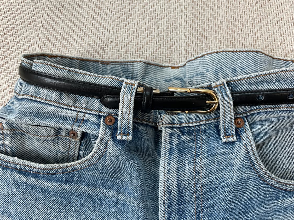 빈티지 elle 골드 버클 벨트  J03765 상품이미지2