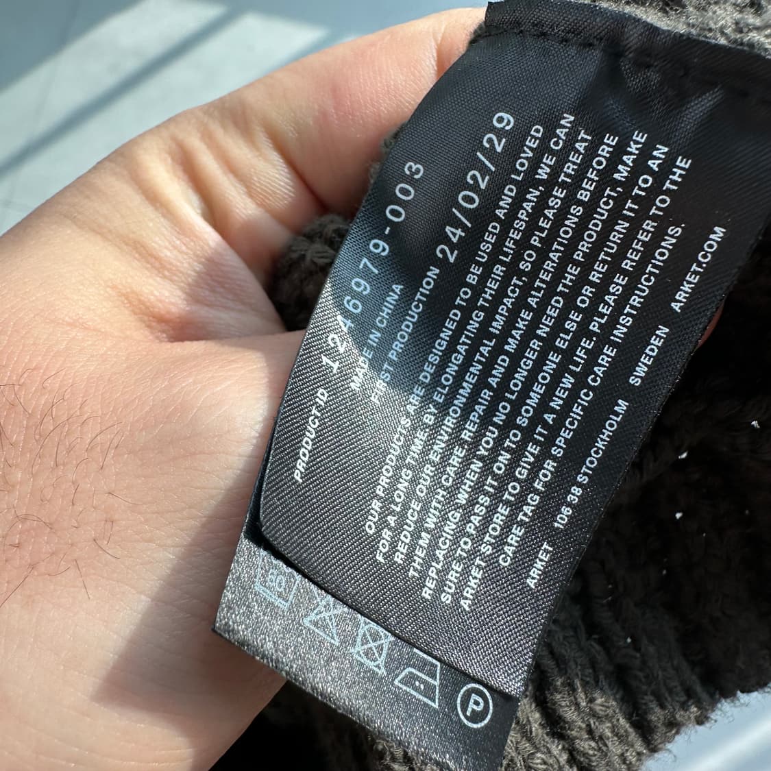 아르켓 tape yarn 니트 상품이미지6