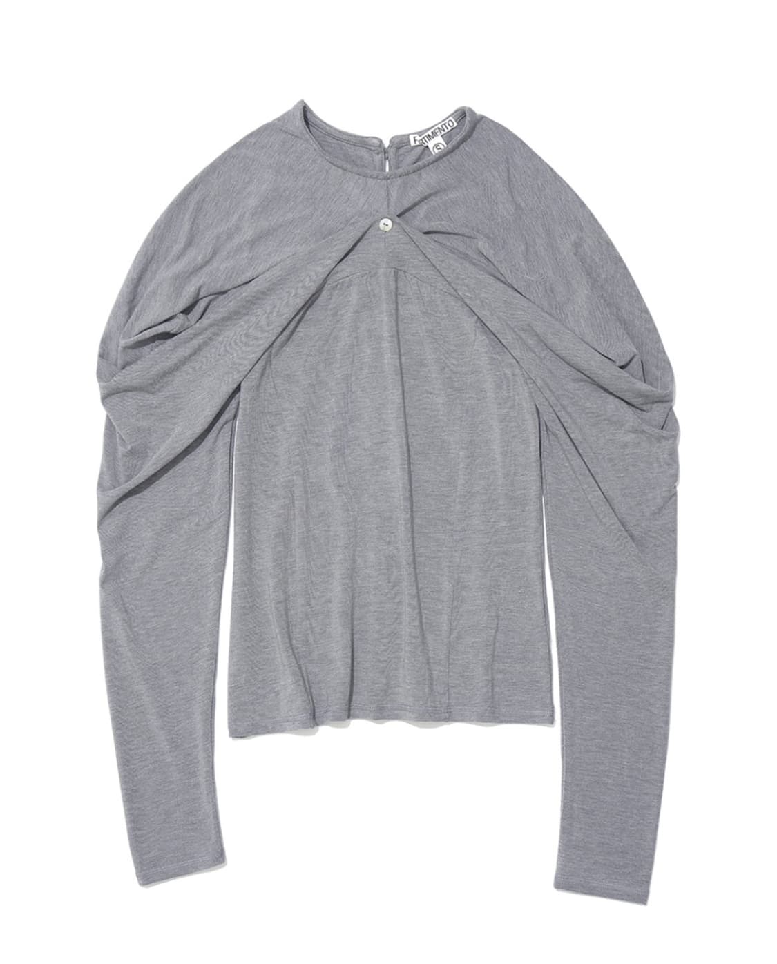 Partimento drape puff top 상품이미지4