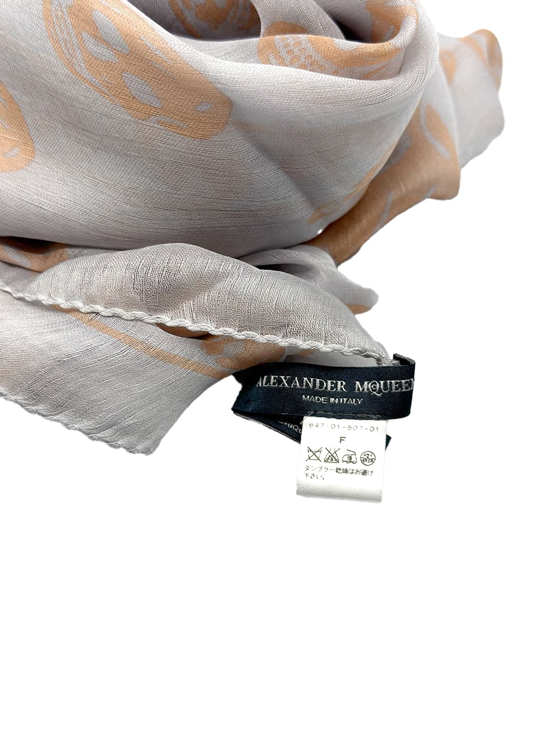 Alexander McQueen Skull Print Scarf 상품이미지3