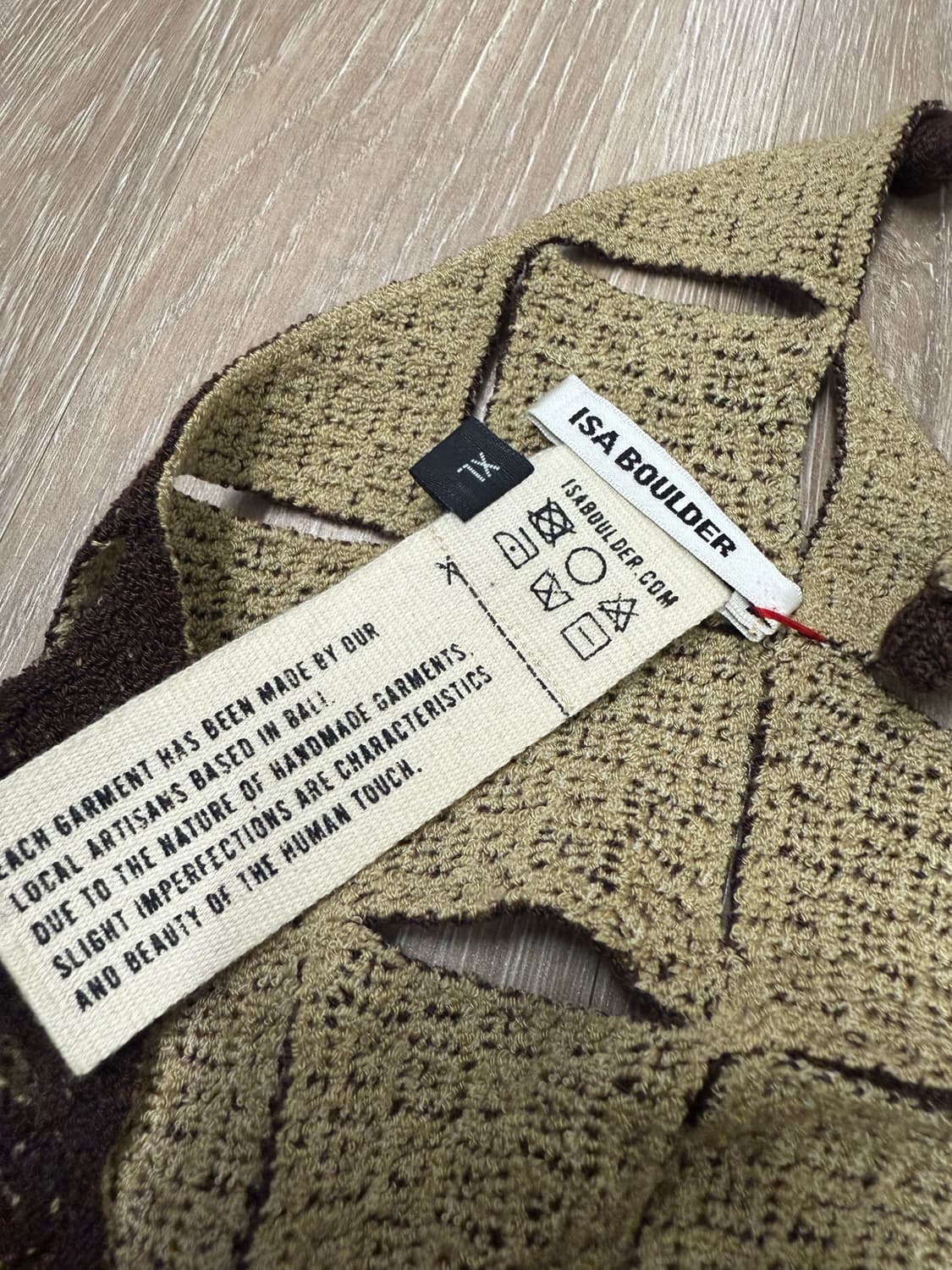 Isa boulder 이사 볼더 브라운 볼레로 상품이미지3