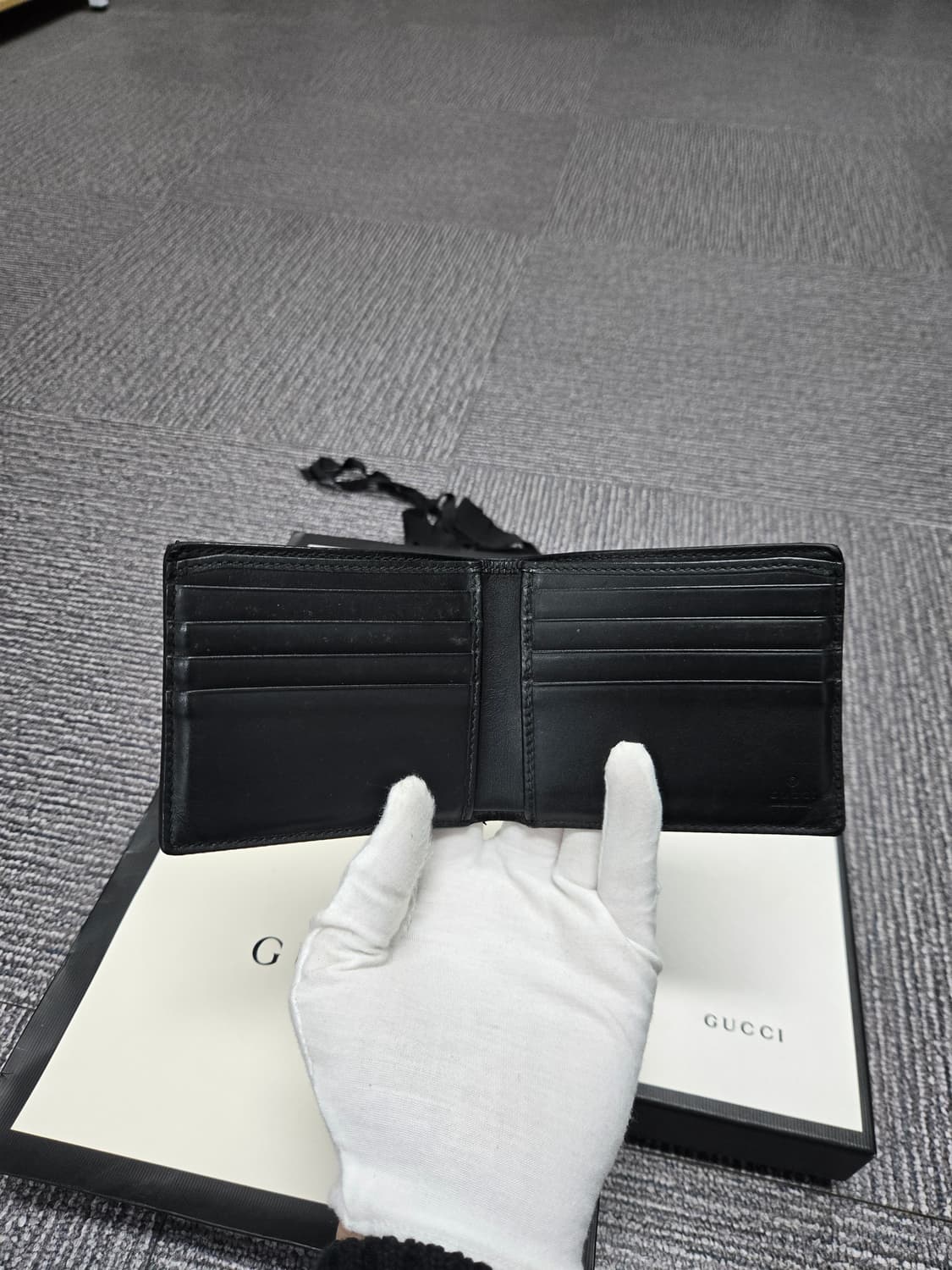 [특가][정품] 구찌 웹삼선 반지갑 상품이미지5