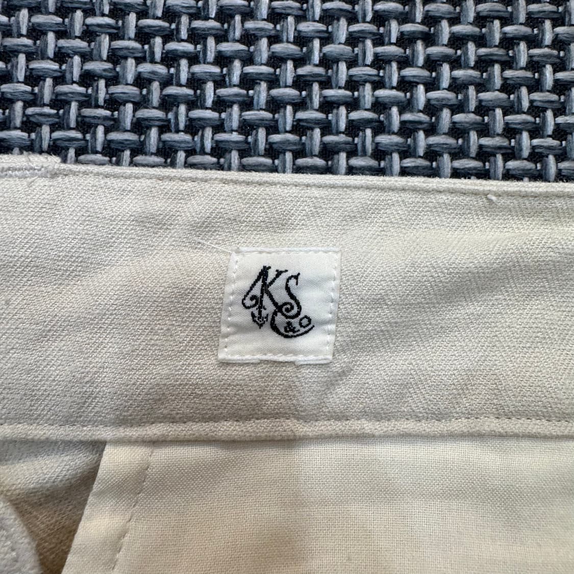 BEAMSPLUS X 캡틴선샤인 코튼팬츠 아이보리(35/OLD-8260) 상품이미지4