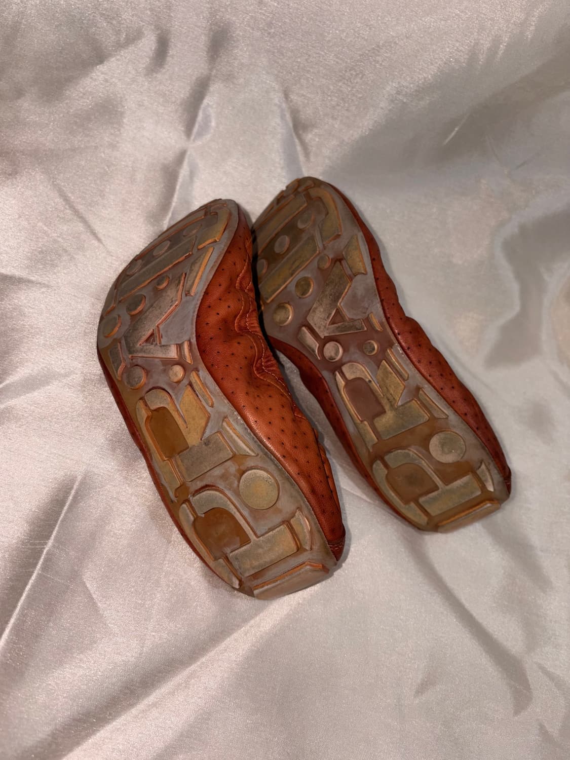 Vintage brown driving flats 상품이미지4