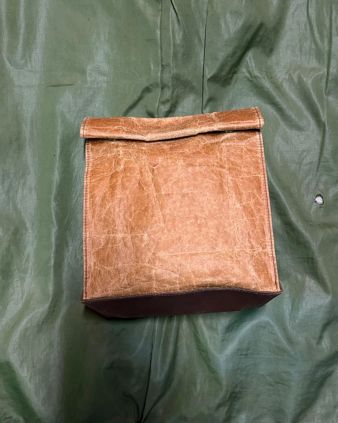 빈티지 크라프트 파우치 백 상품이미지1