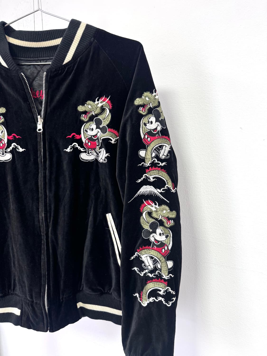 미키마우스 x 드래곤 자수 스카잔 상품이미지2