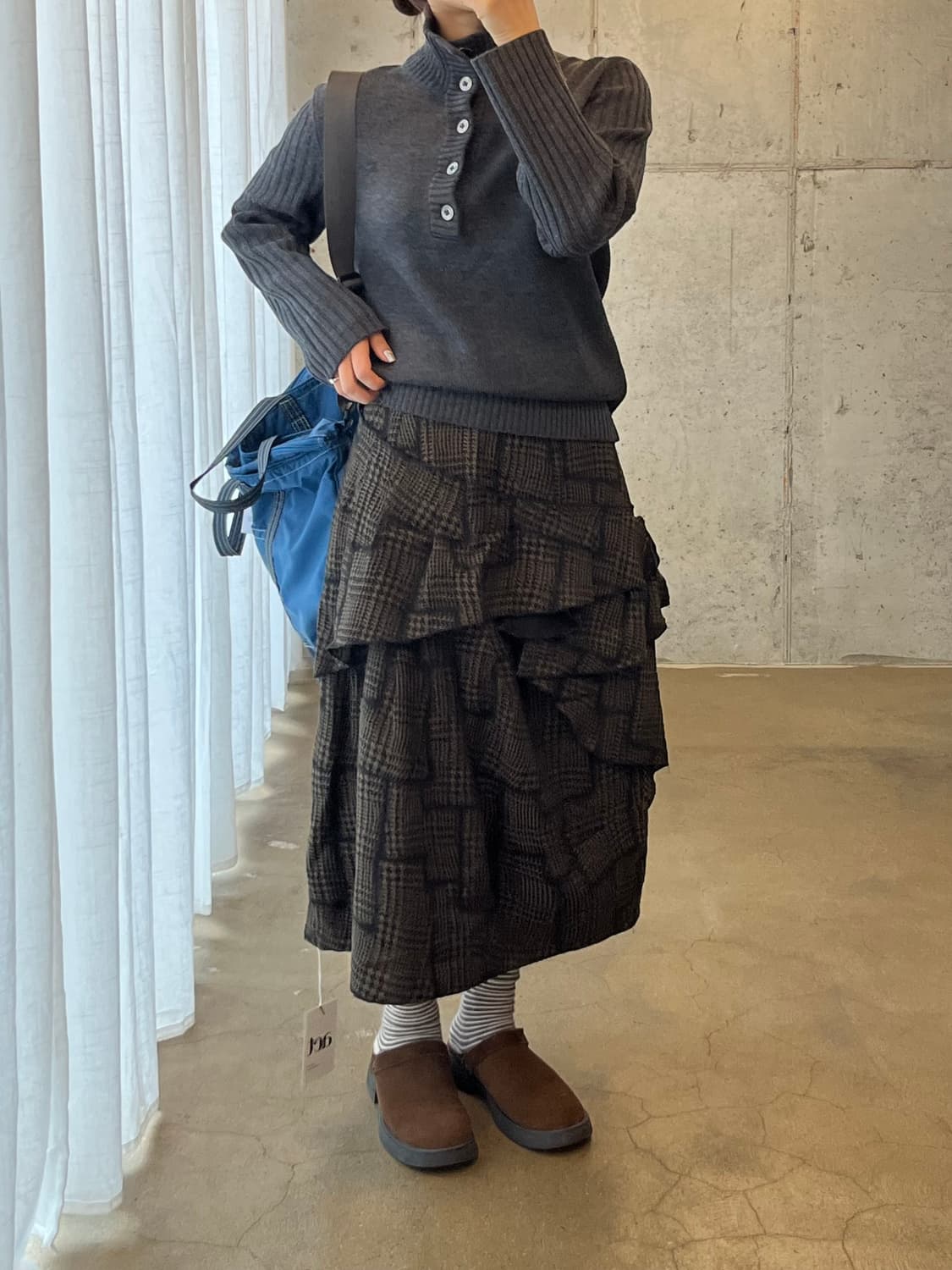 SENSOUNICO 레이어드 프릴 스커트 상품이미지10