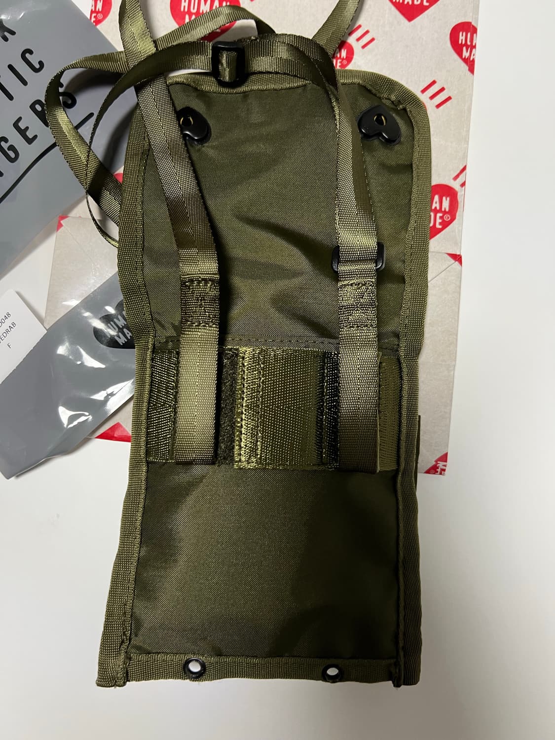 휴먼메이드 밀리터리 스몰 숄더백 올리브 드랩 상품이미지4