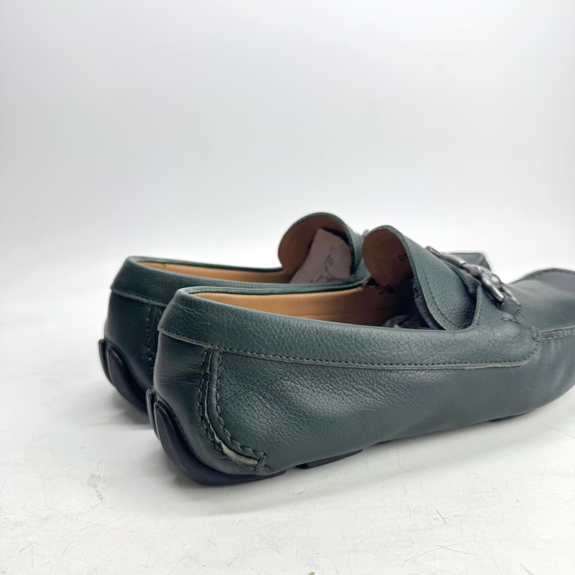270) 페라가모 간치니 드라이빙슈즈 로퍼 딥그린 상품이미지8