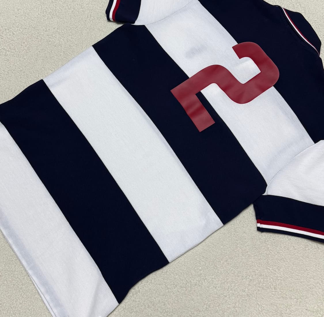 폴로 랄프로렌 USA 네이비 화이트 반팔 상품이미지6