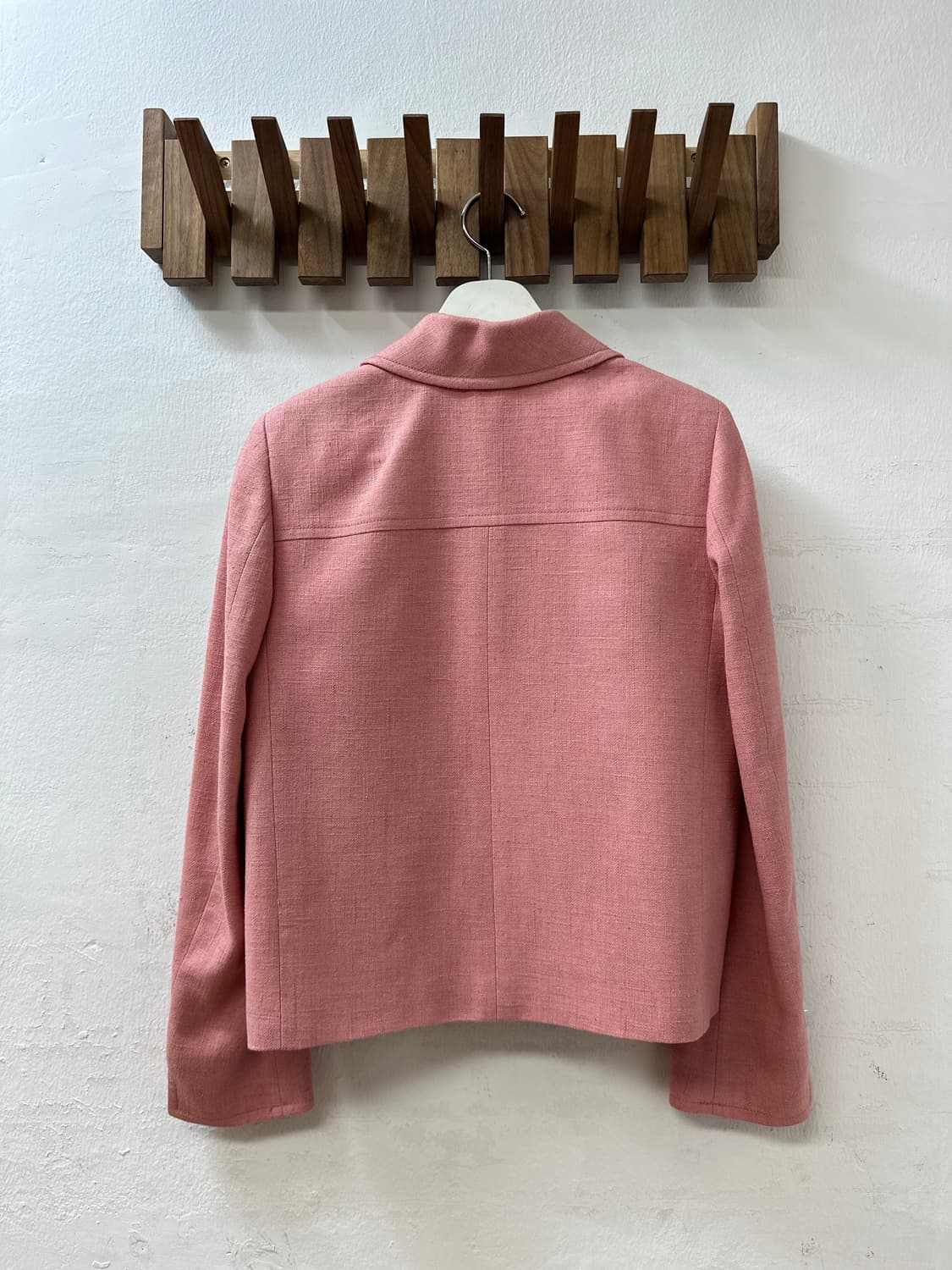 막스마라(Max Mara) 핑크 린넨 혼방 4버튼 자켓 (드라이완료) 상품이미지7