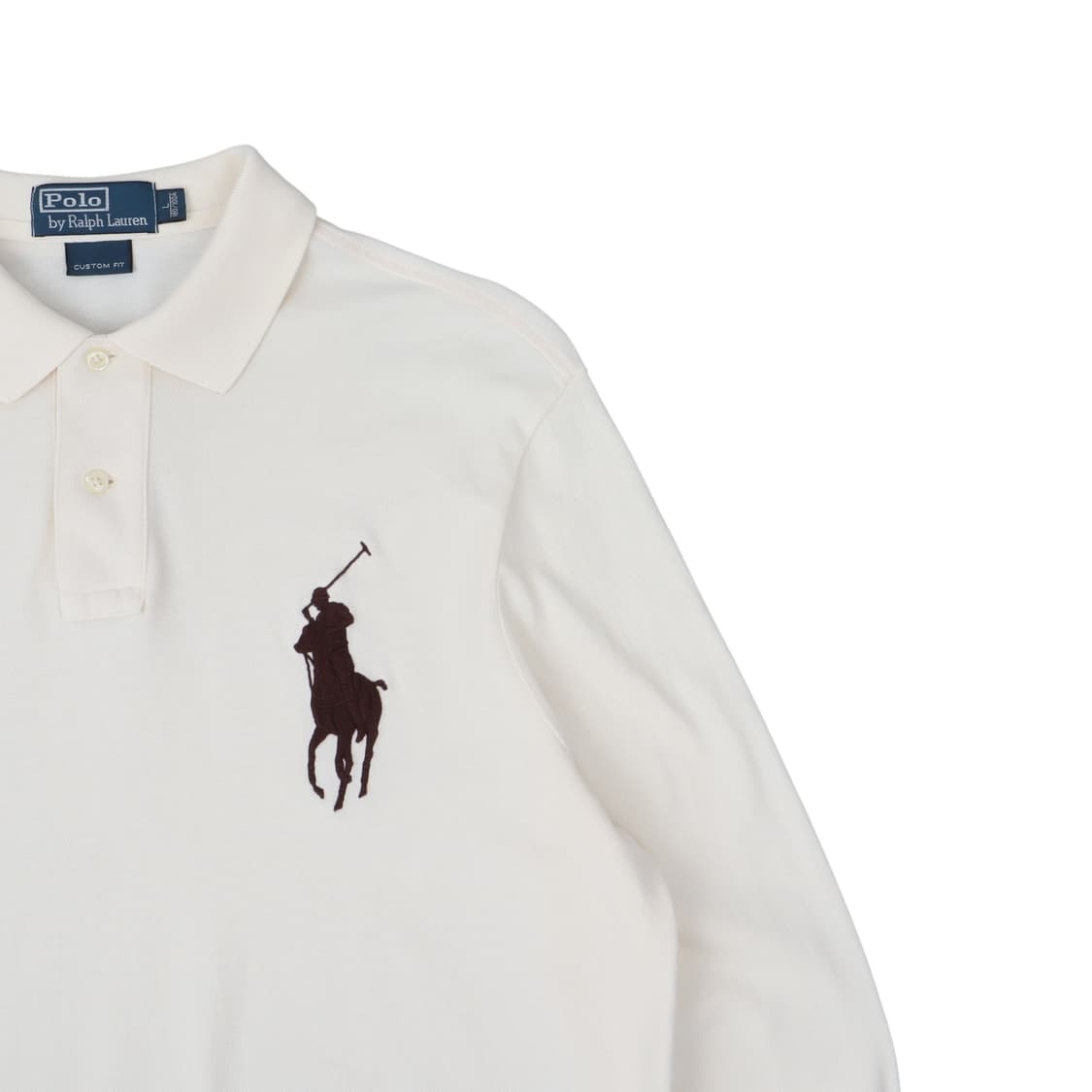 폴로 랄프로렌 아이보리 빅포니 pk 롱슬리브 티셔츠 상품이미지3