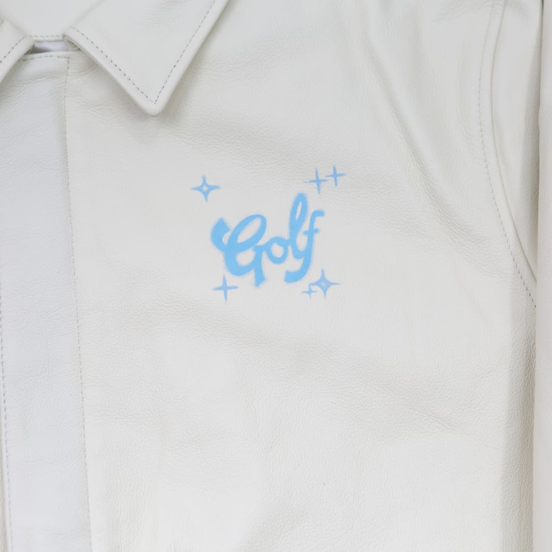 골프왕 에어브러쉬 하트 봄버 자켓 아이보리 상품이미지3