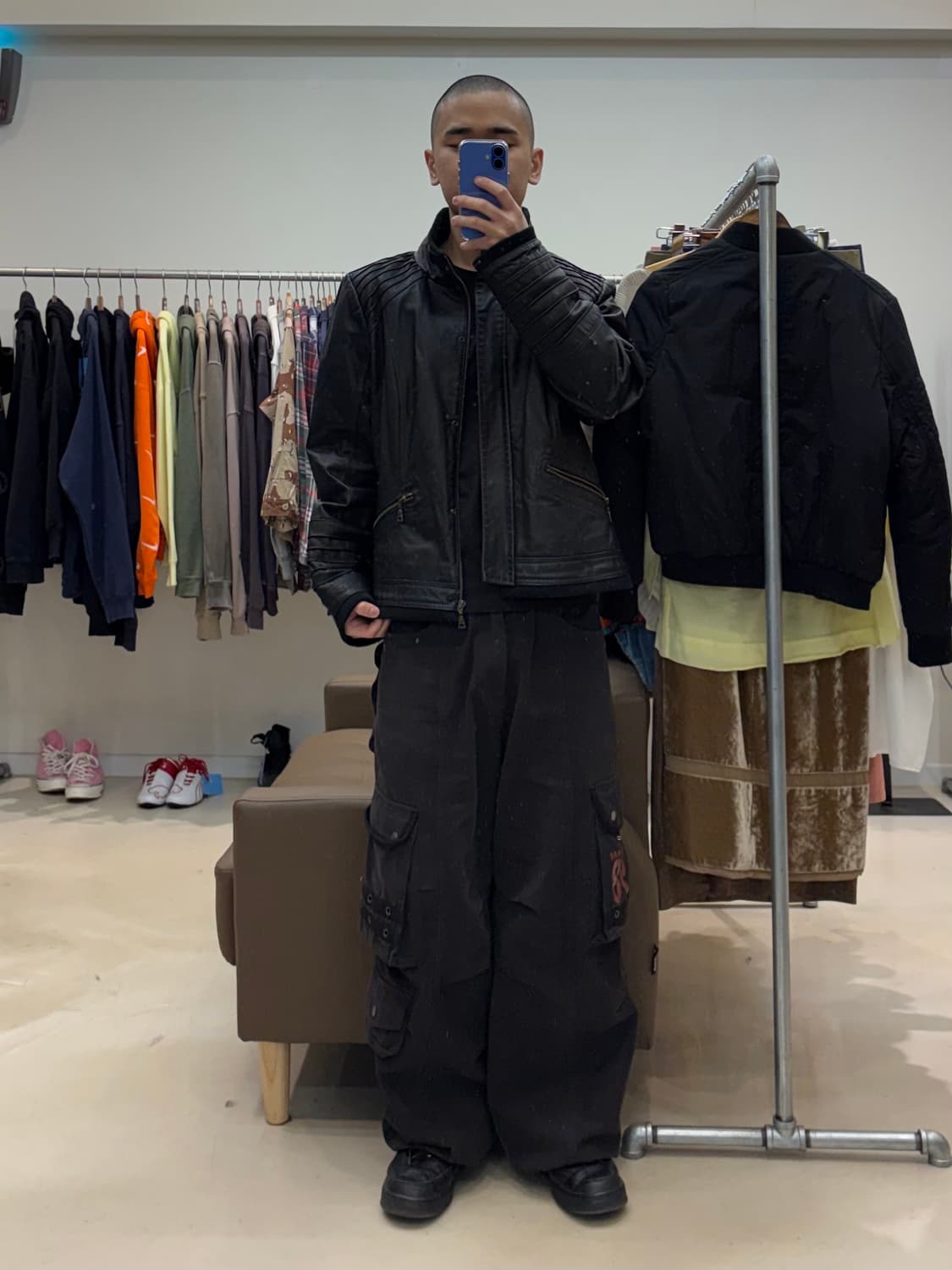 다니어 레더 자켓 상품이미지6