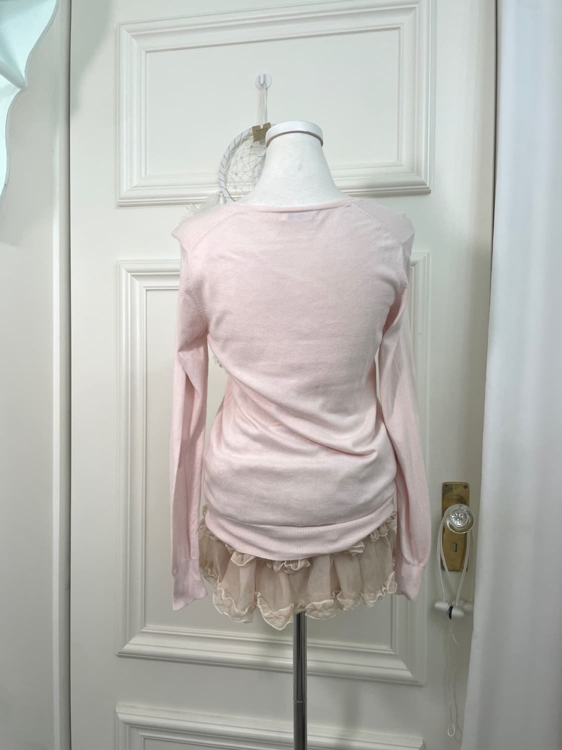 strawberry pink long sleeve cardigan 상품이미지3